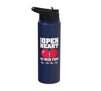 from Open Heart to Fresh Start - Open Heart Surgery Stainless Steel Insulated Water Bottle