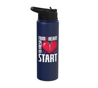 from Open Heart to Fresh Start - Open Heart Surgery Stainless Steel Insulated Water Bottle