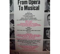From Opera To Musical - Carmen Jones, Grace Bumbry, Bruce Low, Lawrence Winters.. / Vinyl record [Vinyl-LP]