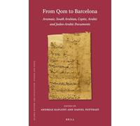 From Qom to Barcelona: Aramaic, South Arabian, Coptic, Arabic and Judeo-Arabic Documents: 178 (Islamic History and Civilization, 178)