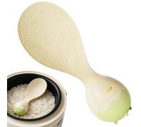 From Rice, Shell Design with Non-Stick Coating | Standing Rice Serving Spoon, Suitable for Cooking, Serving and Mixing in Home, Kitchen, Canteen, Apartment and Dormitory