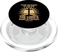 From Rising Of The Sun Psalm 113:3 Praise Scripture PopSockets PopGrip for MagSafe