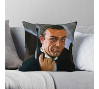 From Russia With Love Square Pillowcase Polyester Linen Velvet Pattern Zip Decorative Pillow Case Car Cushion Cover