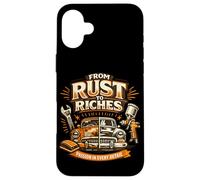 From Rust To Riches Classic Car Restoration Journey Case for iPhone 16 Plus