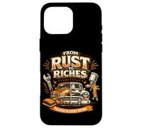 From Rust To Riches Classic Car Restoration Journey Case for iPhone 16 Pro Max