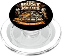 From Rust To Riches Classic Car Restoration Journey PopSockets PopGrip for MagSafe
