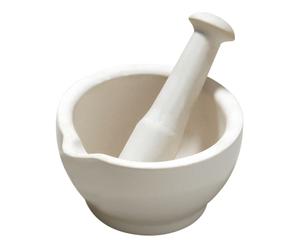 From Scratch Mortar and Pestle Mix Grind Spices Herbs, White