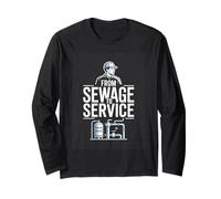 from Sewage to Service Wastewater Operator Pride Long Sleeve T-Shirt