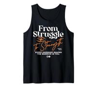from Struggle to Strength - Urban Typography Streetwear Tank Top