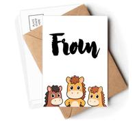 From Stylish Quote Handwrite Postcards Envelopes Cards Mailing Year Horse