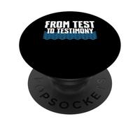 From Test To Testimony Baptism Christian PopSockets Adhesive PopGrip