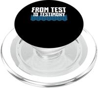 From Test To Testimony Baptism Christian PopSockets PopGrip for MagSafe