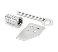 From The Anvil 49919 Satin Chrome Key-Flush Sash Stop