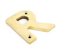 From the Anvil 83801R Letter R-Polished Brass