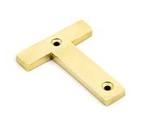 From the Anvil 83801T Letter T-Polished Brass