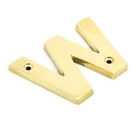 From the Anvil 83801W Letter W-Polished Brass