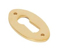 From the Anvil 83812 Polished Brass Oval Escutcheon, 5cm x 3cm