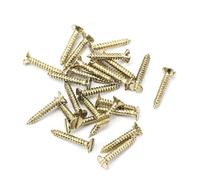 From The Anvil 91260 Polished Brass SS 4X¾" Countersunk Screws (25)