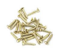 From The Anvil 91262 Polished Brass SS 4X¾" Countersunk Raised Head Screws (25)