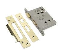 From The Anvil 91836 PVD 3" Heavy Duty Bathroom Mortice Lock