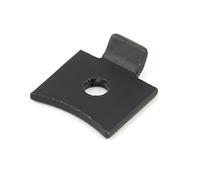 From The Anvil 92159 Black Single Stud for Flat Bookcase Strip, Overall Size: 19mm x 21mm