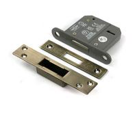 From The Anvil Aged Brass 3" 5 Lever Bs Dead Lock Ka