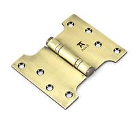 From The Anvil Aged Brass 4 Inch x 3 Inch x 5 Inch Parliament Hinge (Pair) ss