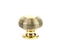 From The Anvil Aged Brass Beehive Cabinet Knob 40mm