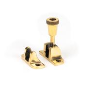 From The Anvil Aged Brass Brompton Brighton Fastener (Radiused)