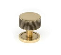 From The Anvil Aged Brass Brompton Cabinet Knob - 32mm (Plain)