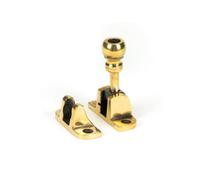 From The Anvil Aged Brass Mushroom Brighton Fastener (Radiused)