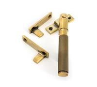 From The Anvil Aged Brass Night-Vent Locking Brompton Fastener