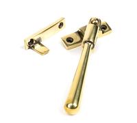 From The Anvil Aged Brass Night-Vent Locking Newbury Fastener