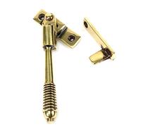From The Anvil Aged Brass Night-Vent Locking Reeded Fastener