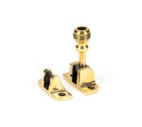 From The Anvil Aged Brass Prestbury Brighton Fastener (Radiused)