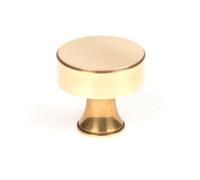 From The Anvil Aged Brass Scully Cabinet Knob - 38mm