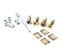 From The Anvil Aged Brass Secure Stops (Pack Of 4)