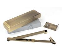 From The Anvil Aged Brass Size 2-5 Door Closer & Cover