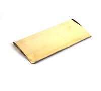 From The Anvil Aged Brass Small Letter Plate Cover