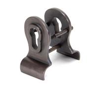 From The Anvil Aged Bronze 50mm Euro Door Pull (Back To Back Fixings)