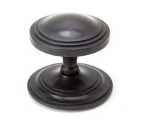 From The Anvil Aged Bronze Art Deco Centre Door Knob