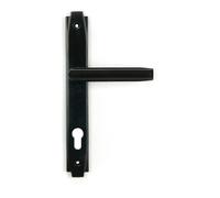 From the Anvil Aged Bronze Art Deco Slimline Lever Espag. Lock Set