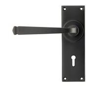 From The Anvil Aged Bronze Avon Lever Lock Set