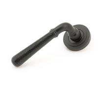 From The Anvil Aged Bronze Hammered Newbury Lever On Rose Set (Art Deco)