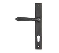 From The Anvil Aged Bronze Hinton Slimline Lever Espag. Lock Set