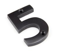 From The Anvil Aged Bronze Numeral 5