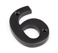 From The Anvil Aged Bronze Numeral 6