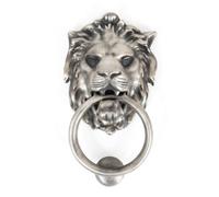 From The Anvil Antique Pewter Lion Head Door Knocker