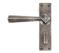 From The Anvil Antique Pewter Straight Lever Bathroom Set