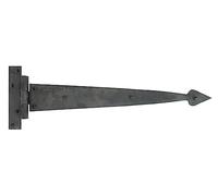 From The Anvil Beeswax 15" Arrow Head T Hinge (pair), Yellow